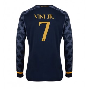Real Madrid Vinicius Junior #7 Venkovní Dres 2023-24 Dlouhý Rukáv